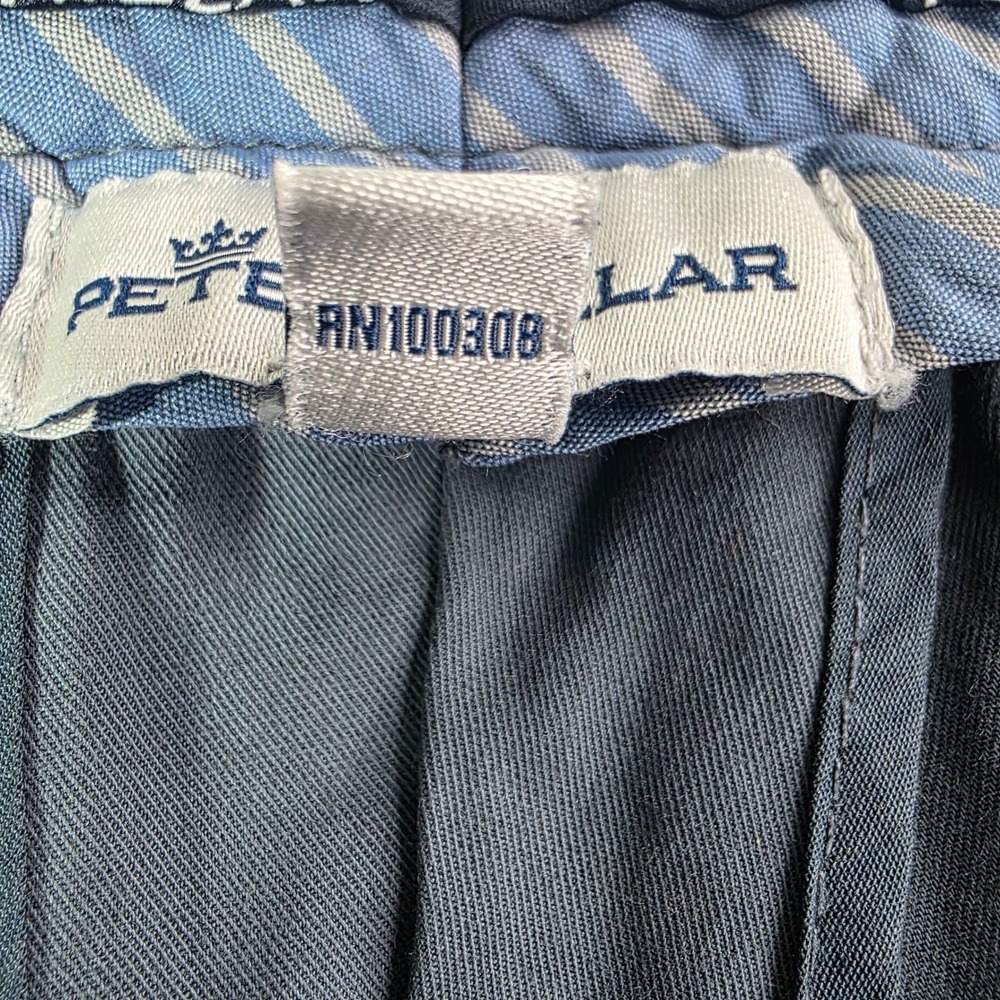 NEW Peter Millar Crown Gray Cotton Cashmere Blend Flat Front Trousers Mens 35x35 - Picture 7 of 14